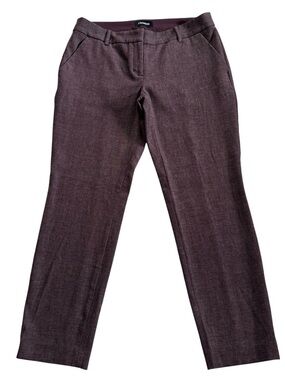 EXPRESS Stretch COLUMNIST Ankle Low Rise Pants Women’s Size 10R Business Casual